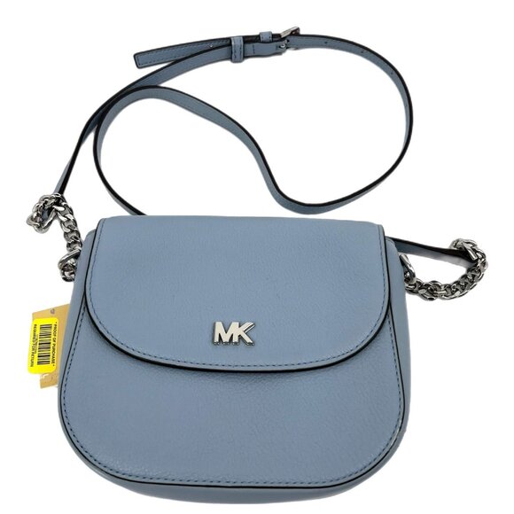 Michael Kors Blue Leather Crossbody Bag | New With Defects - Picture 1 of 7